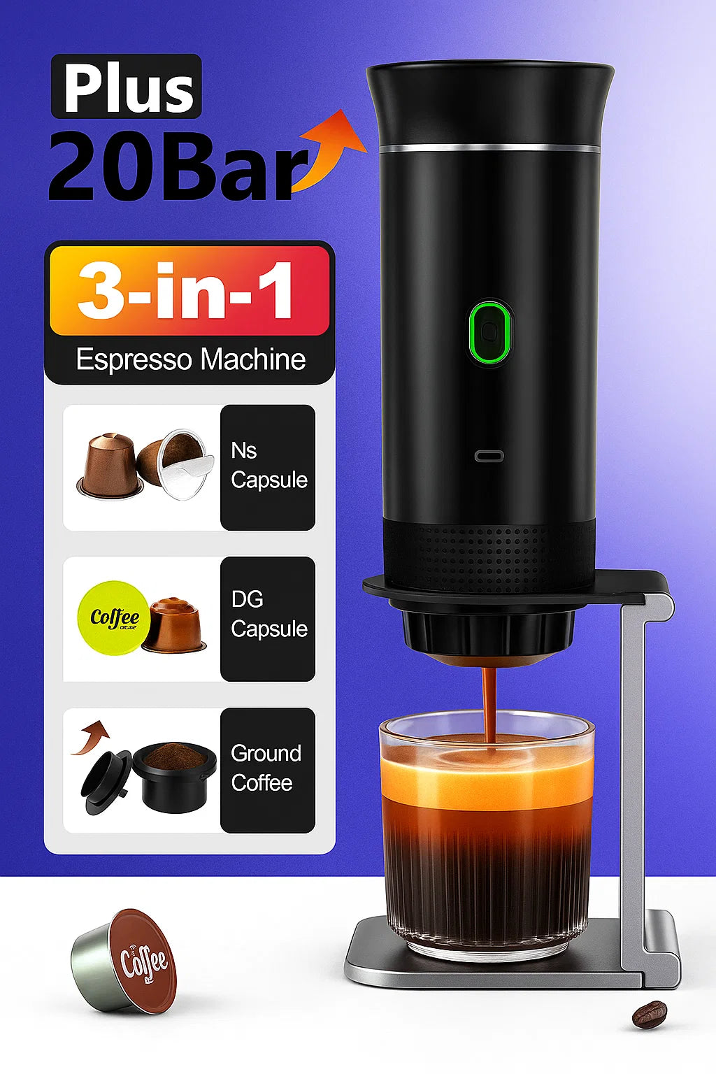 Loavaa Portable 3-1 Espresso Machine
